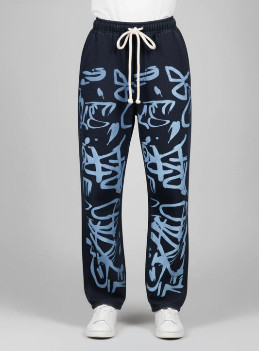 Printed Baggy Style Denim Jeans for women