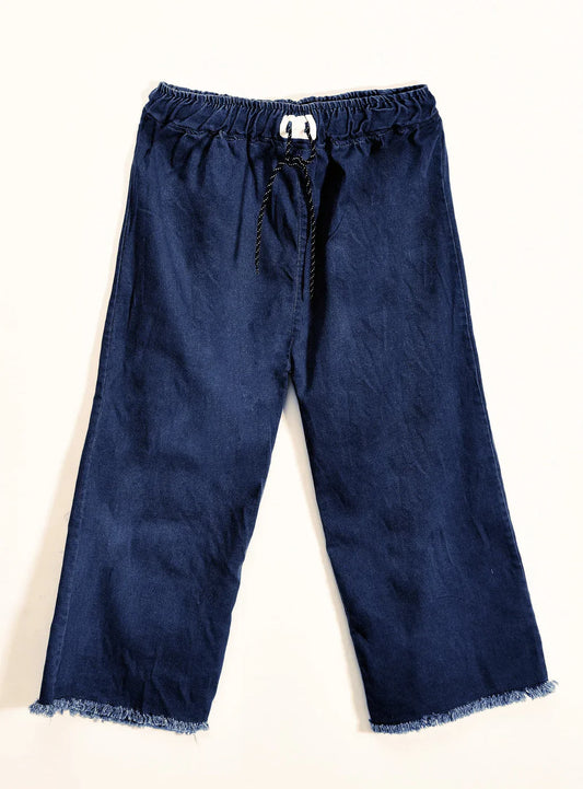 Navy Blue Baggy Style Denim Jeans for women