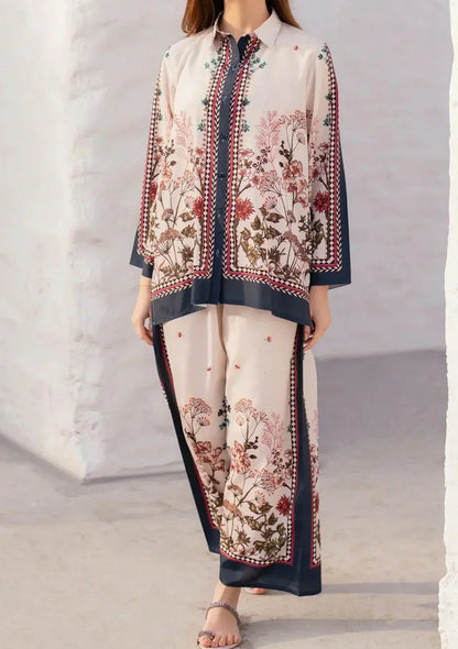 Stitched 2 Piece Printed Shirt and Trouser