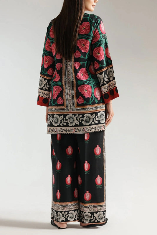 2 Piece printed shirt and printed trouser - Stitched