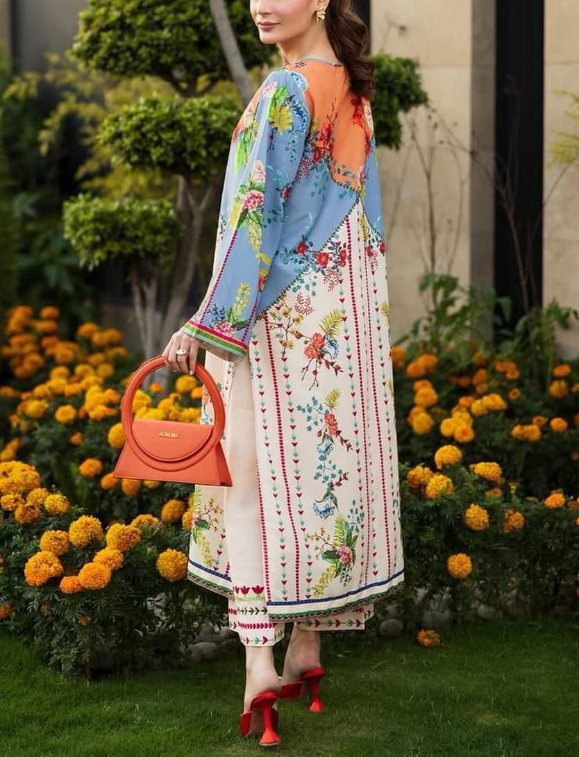 2 piece printed shirt and printed trouser