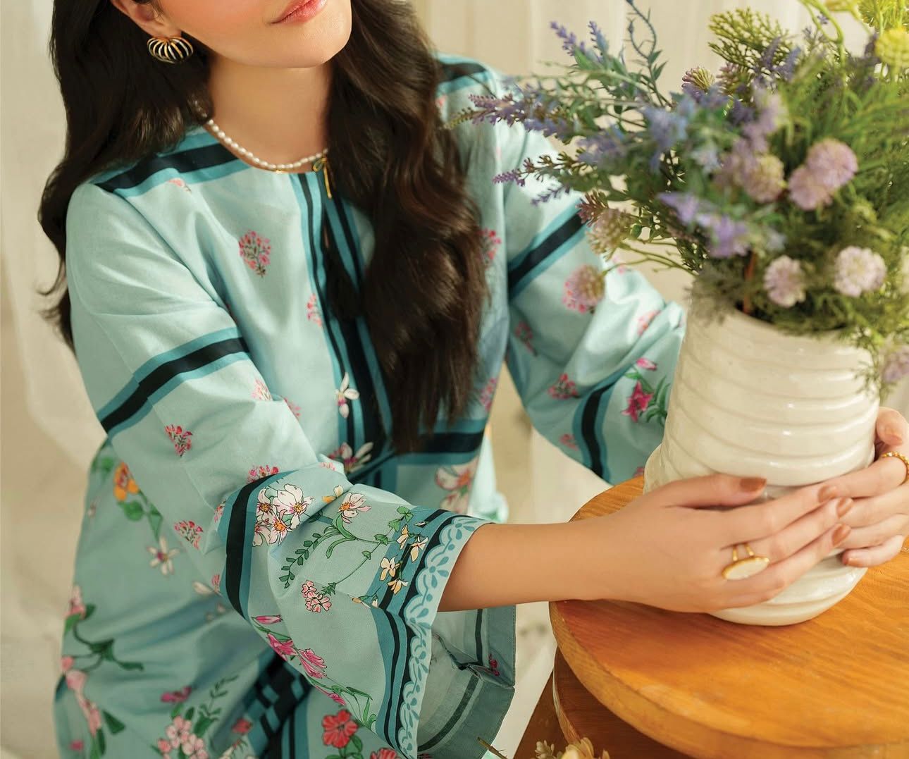 2 piece printed shirt and printed trouser