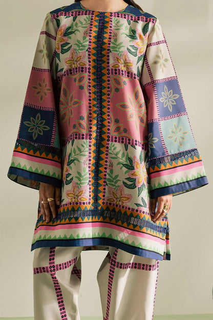 2 piece printed shirt and printed trouser