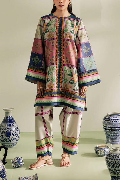 2 piece printed shirt and printed trouser