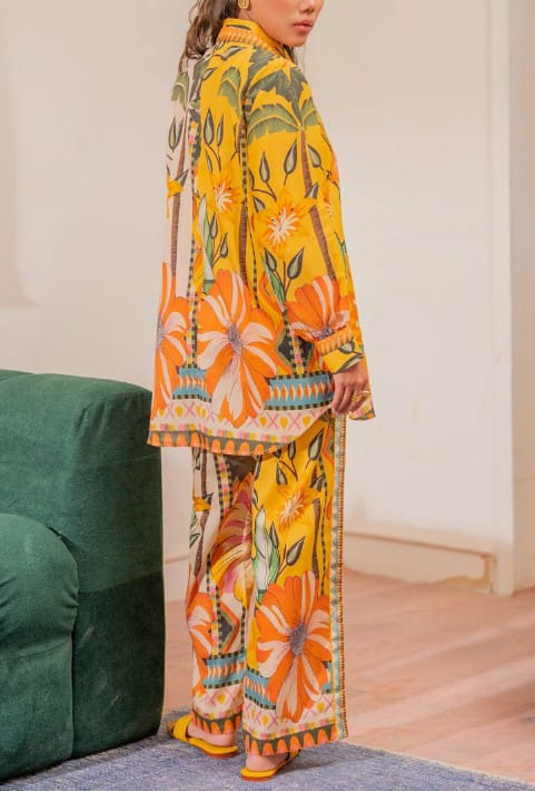 2 piece printed shirt and printed trouser