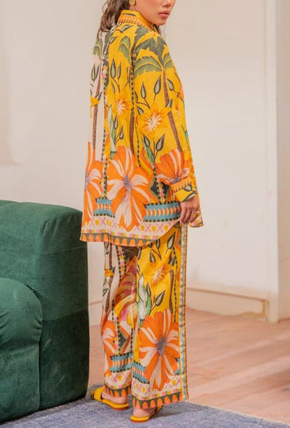 2 piece printed shirt and printed trouser