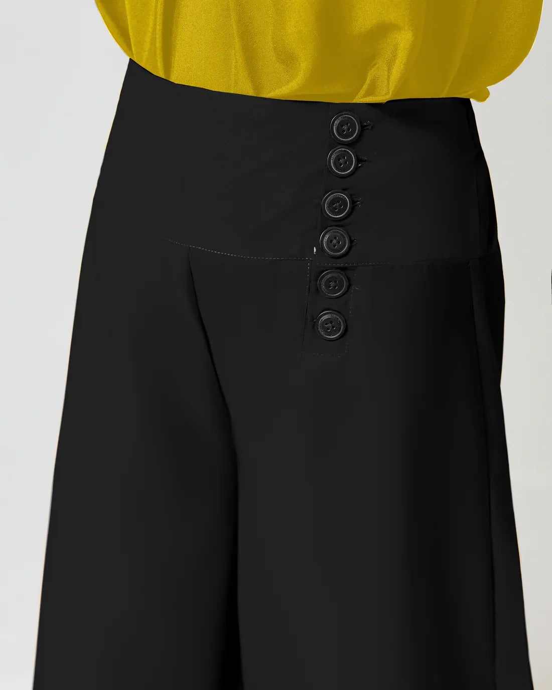 Black Bell Bottom Palazzo