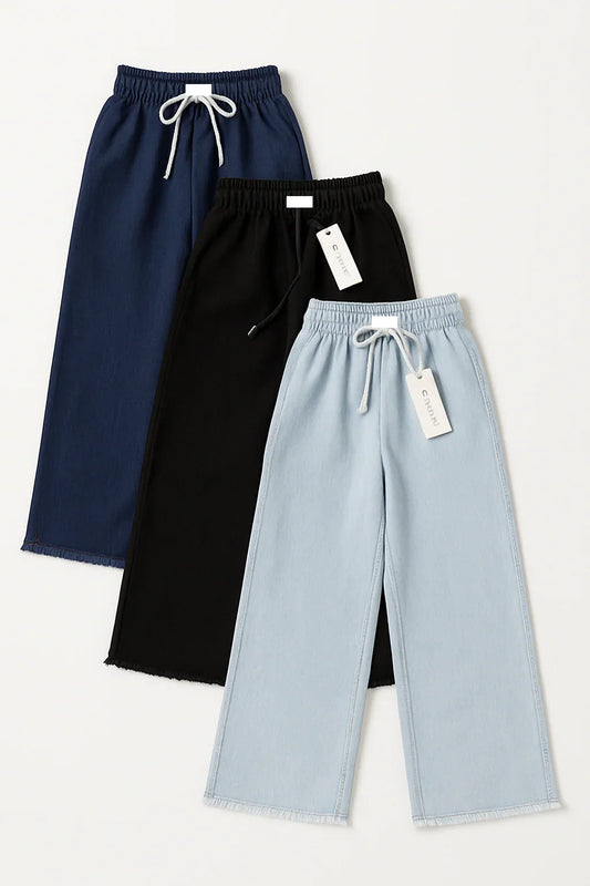 Pack of 3 baggy style Denim jeans for women